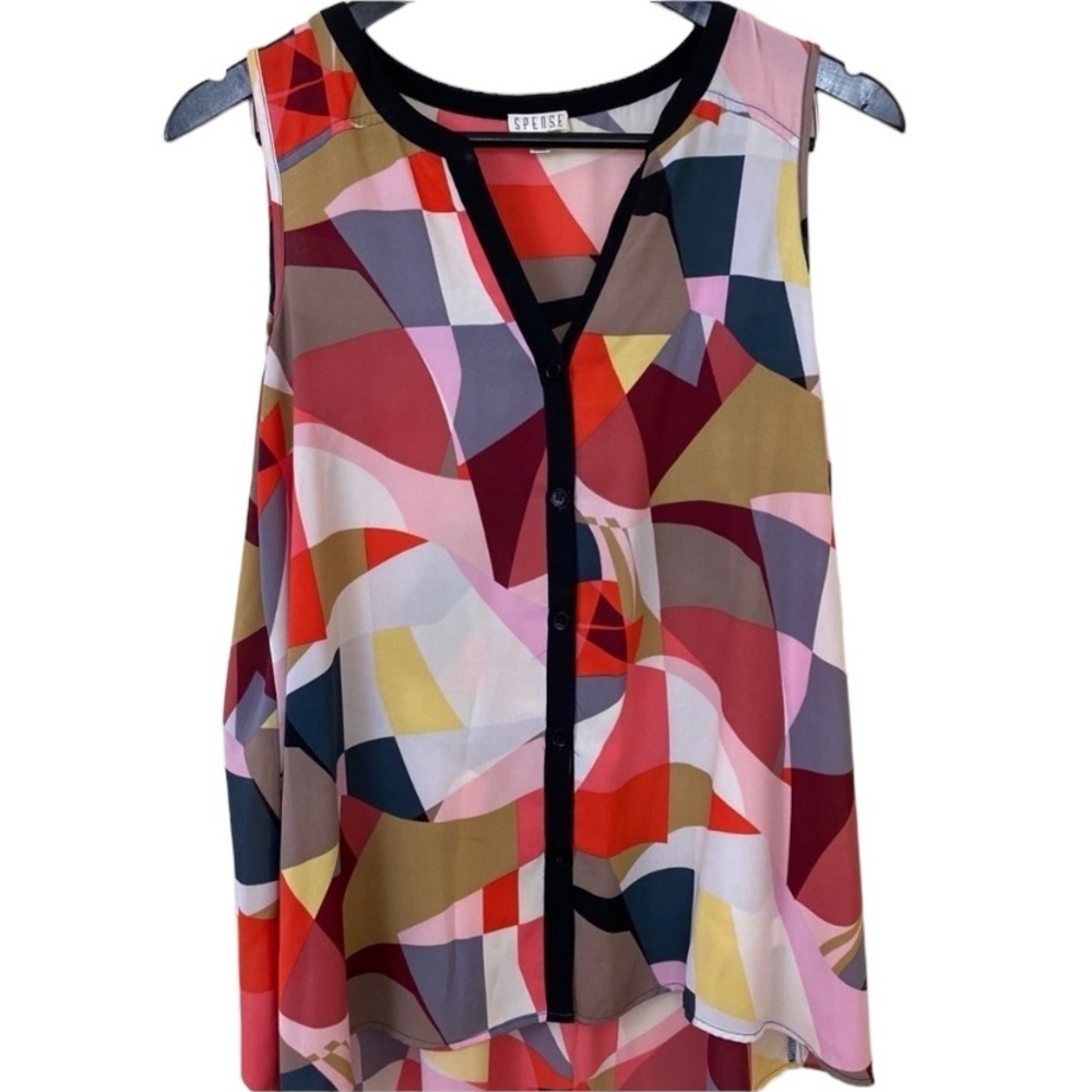 Spence.To/Blouse. Multi colors. Sz. M.